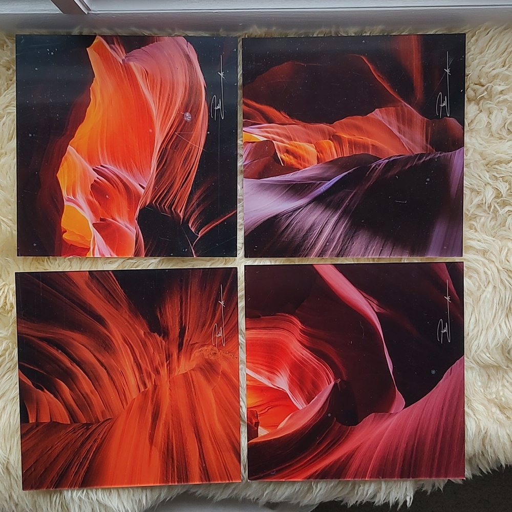 Peter Lik Elements Canyon set of 4 acrylic pictures